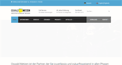 Desktop Screenshot of oswald-metzen.de